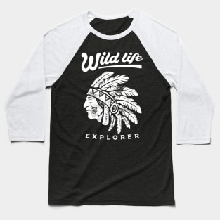 Indian head Baseball T-Shirt